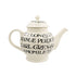 Black Toast 4 Mug Teapot